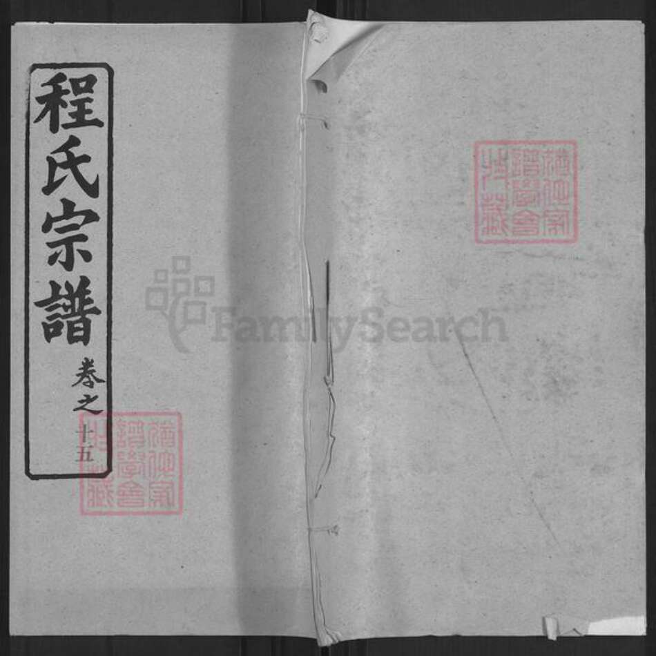 湖北省黄冈市浠水县散花镇程氏耀先堂族谱-程氏宗谱.pdf电子版缩略图