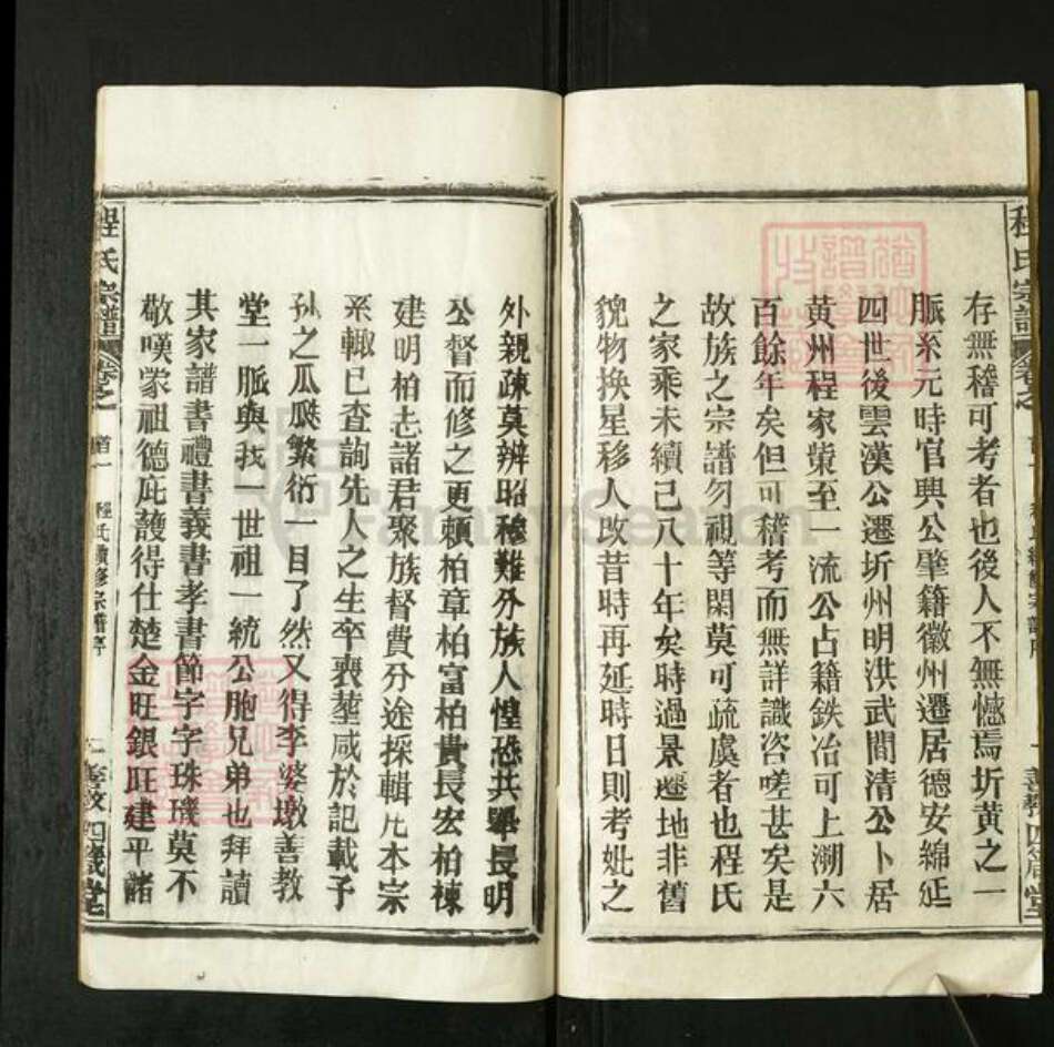 湖北省黄冈市程氏善教四箴堂族谱-程氏宗谱.pdf电子版预览图2