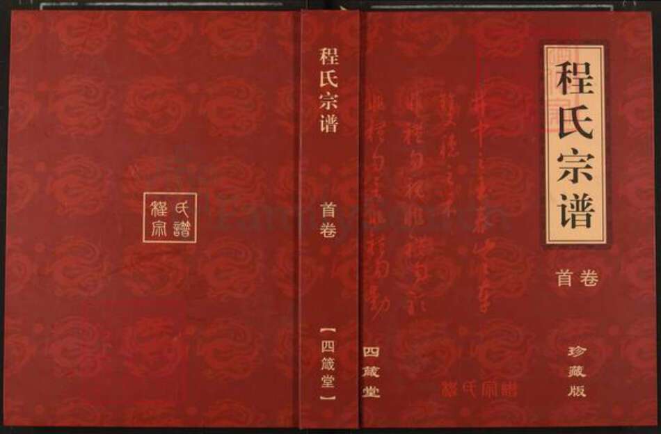 湖北省武汉市新洲区程氏四箴堂族谱-程氏宗谱.pdf电子版缩略图
