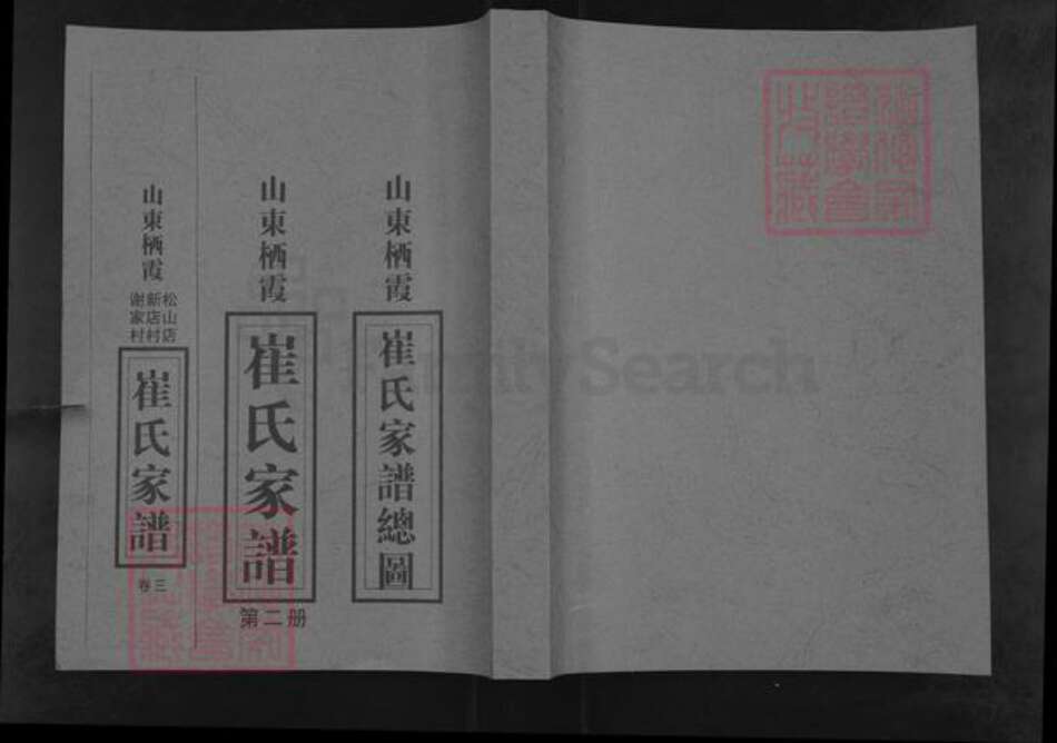 山东省烟台市栖霞市松山街道崔氏族谱-山东栖霞崔氏家谱总图.pdf电子版缩略图