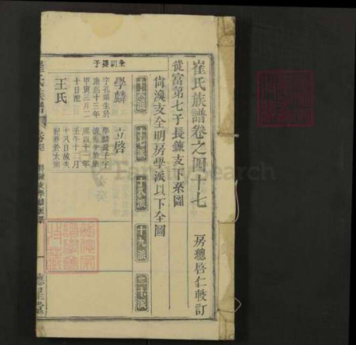 安徽省安庆市潜山市崔氏德星堂族谱-潜阳崔氏宗谱.pdf电子版预览图1