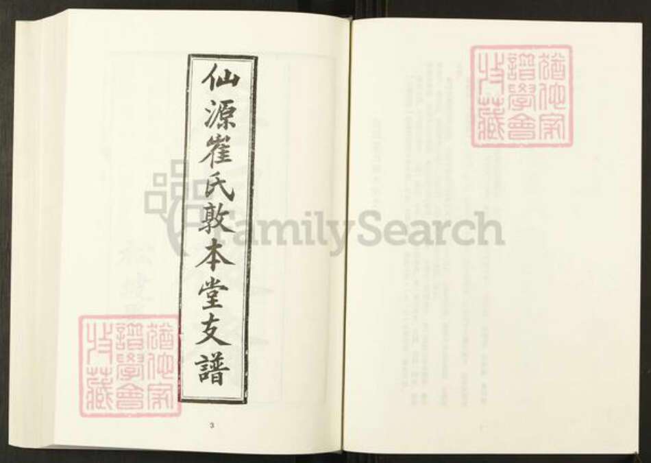 安徽省黄山市黄山区崔氏敦本堂族谱-清代民国名人家谱选刊续编.第104~105册.仙源崔氏敦本堂支谱.pdf电子版预览图3