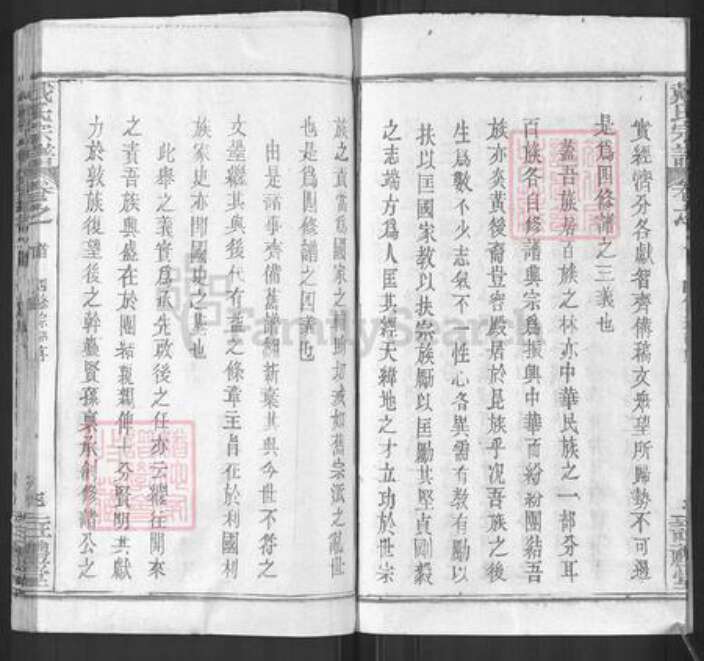 湖北省黄冈市戴氏注礼堂族谱-戴氏宗谱.pdf电子版预览图4