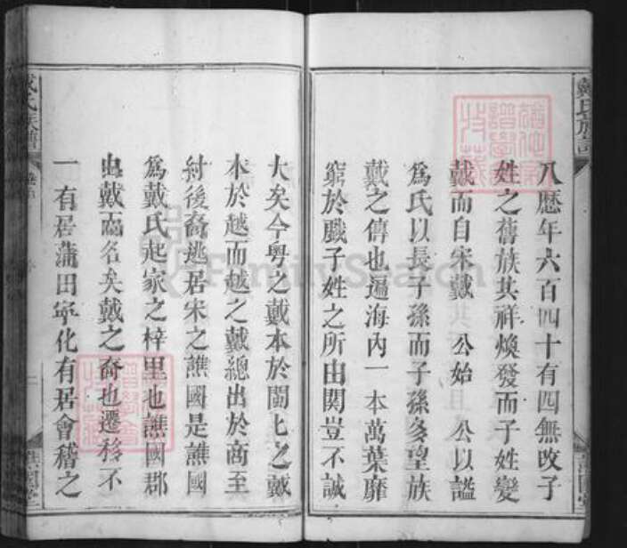 福建省三明市宁化县石壁镇戴氏谯国堂族谱-戴氏族谱.pdf电子版预览图5