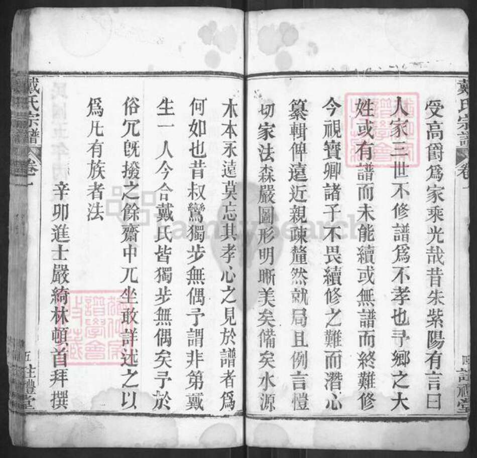 湖北省黄冈市麻城市戴氏注礼堂族谱-戴氏族谱.pdf电子版预览图5