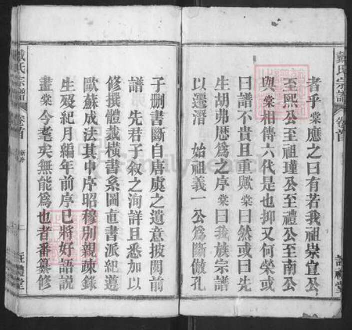 安徽省安庆市潜山市戴氏注礼堂族谱-戴氏宗谱.pdf电子版预览图2
