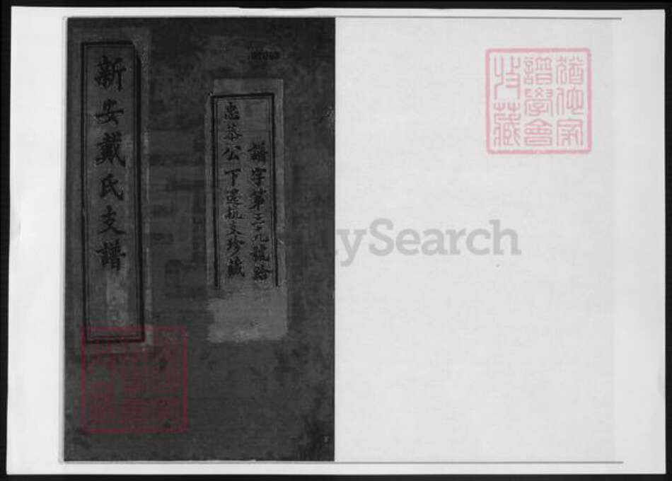 安徽省黄山市歙县戴氏族谱-安徽新安戴氏宗谱.pdf电子版缩略图