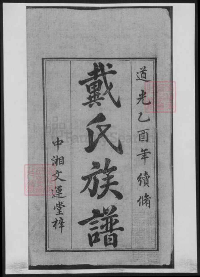 湖南省湘潭市戴氏族谱-戴氏三修族谱[26卷首1卷].pdf电子版预览图3