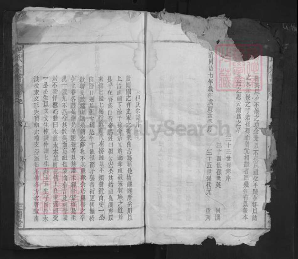 浙江省金华市但氏二留堂族谱-但氏宗谱.pdf电子版预览图2