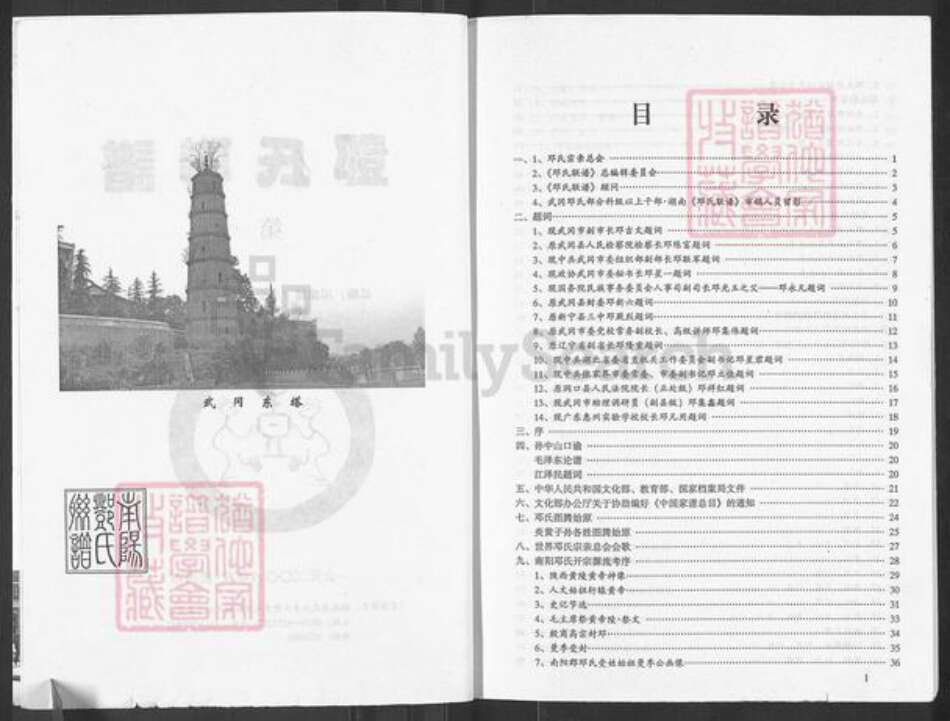 湖南省邵阳市武冈市武冈邓氏南阳堂族谱-邓氏联谱.pdf电子版预览图2