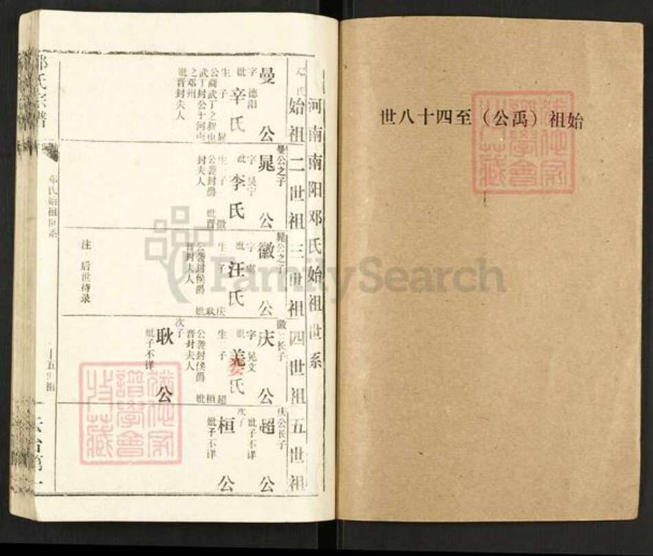 河南省南阳市新野县邓氏族谱-邓氏宗谱.pdf电子版预览图1