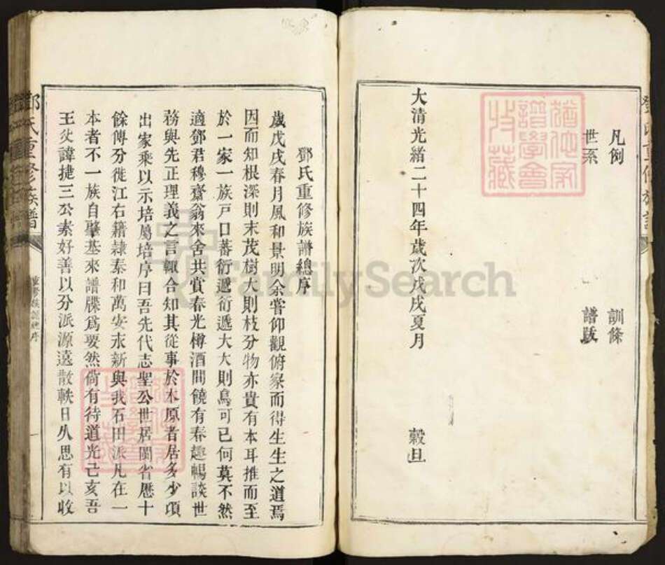 福建省龙岩市上杭县中都镇邓氏族谱-邓世重修族谱.pdf电子版预览图2