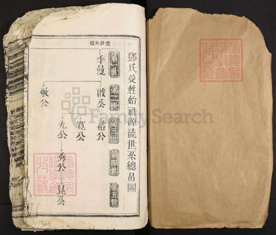 江西省上饶市铅山县湖坊镇邓氏三登堂族谱-邓氏宗谱.pdf电子版预览图1