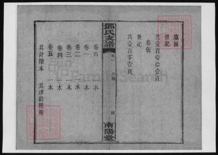 河南省南阳市邓氏族谱-楚南善邑河西六都余家滩邓氏支谱.pdf电子版预览图5