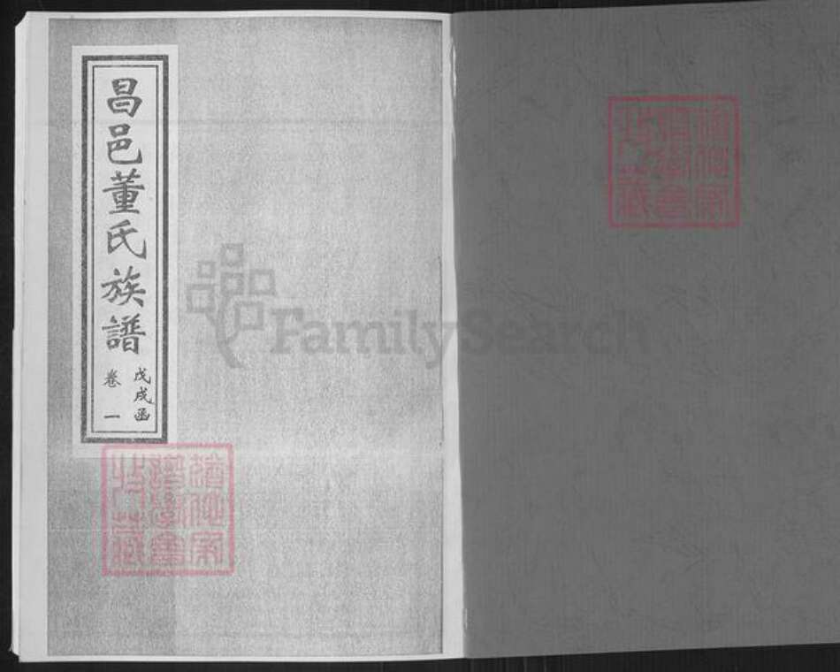 山东省潍坊市昌邑市奎聚街道董氏族谱-昌邑董氏族谱.pdf电子版预览图1