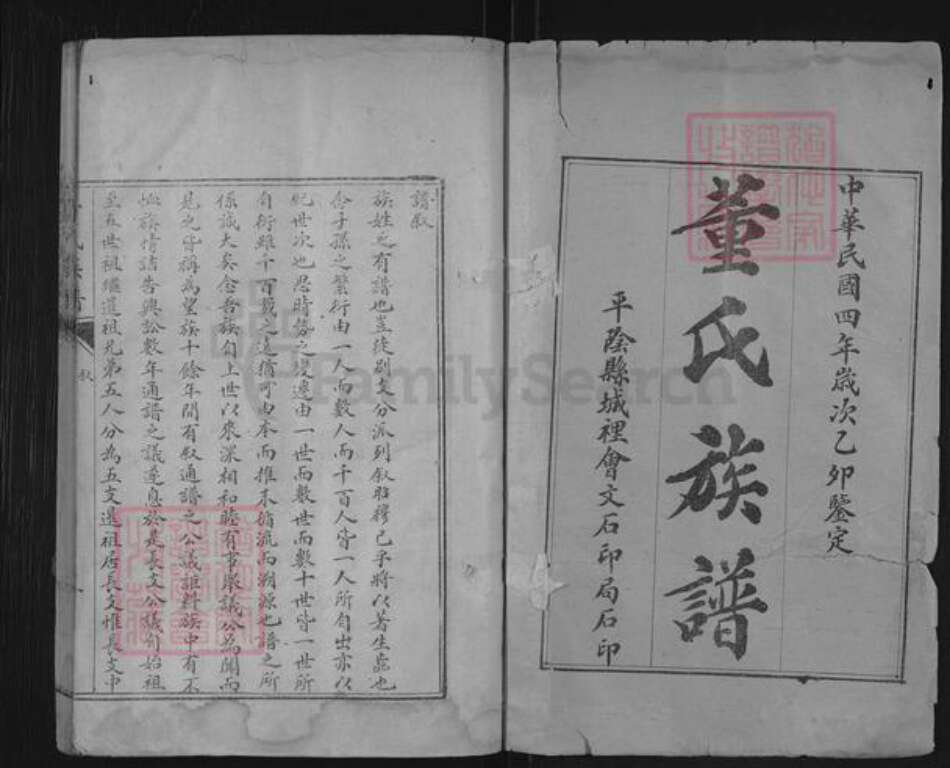 山东省泰安市肥城市董氏族谱-肥城县董氏族谱.pdf电子版预览图1