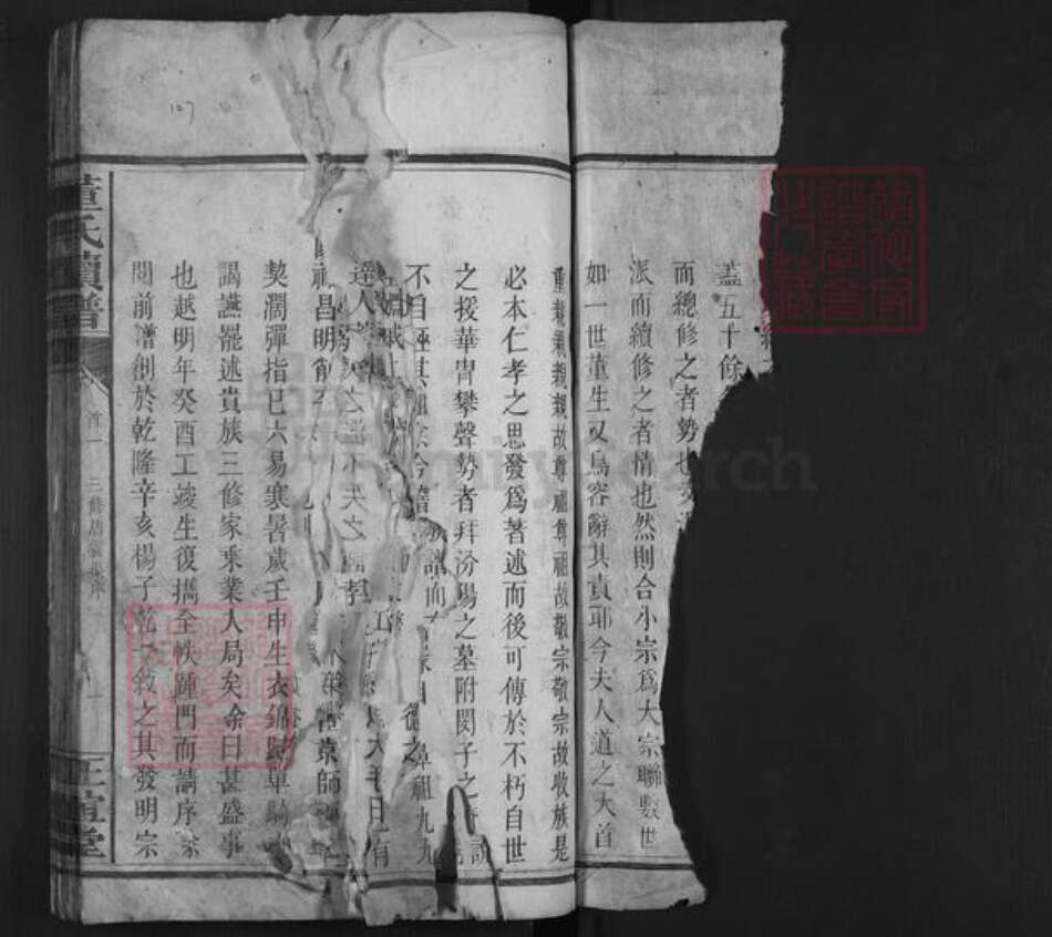 湖南省永州市祁阳县潘市镇董氏正谊堂族谱-董氏续谱.pdf电子版预览图1