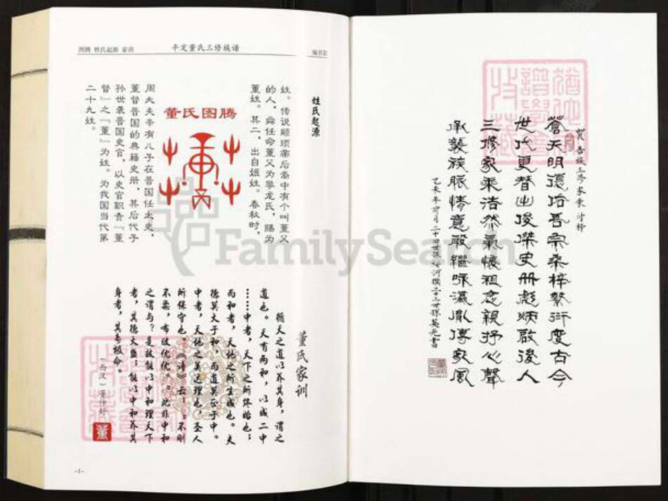 山西省阳泉市平定县董氏梦花堂族谱-山西平定董氏族谱.pdf电子版预览图1