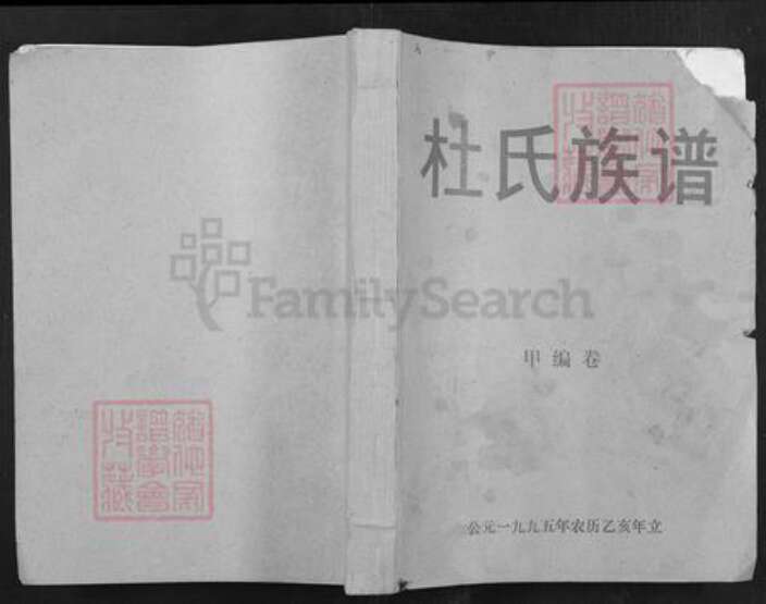 江西省赣州市安远县杜氏京兆堂族谱-杜氏族谱.pdf电子版缩略图