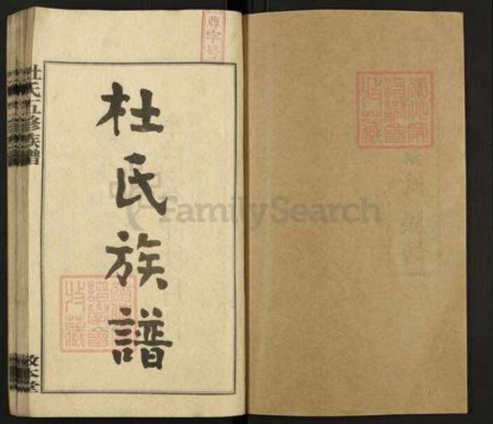 湖南省娄底市双峰县杜氏敬本堂族谱-栗山杜氏五修族谱.pdf电子版预览图1