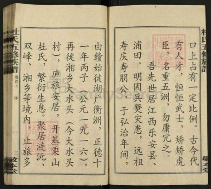 湖南省娄底市双峰县杜氏敬本堂族谱-栗山杜氏五修族谱.pdf电子版预览图4