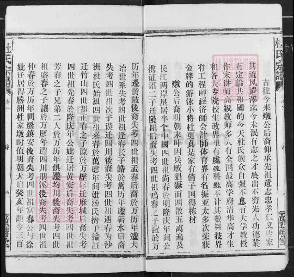 湖北省黄冈市黄州区杜氏敦诗堂族谱-杜氏宗谱.pdf电子版预览图5