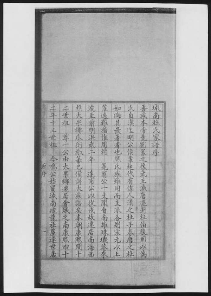 广西壮族自治区杜氏族谱-城南杜氏家谱.pdf电子版预览图3