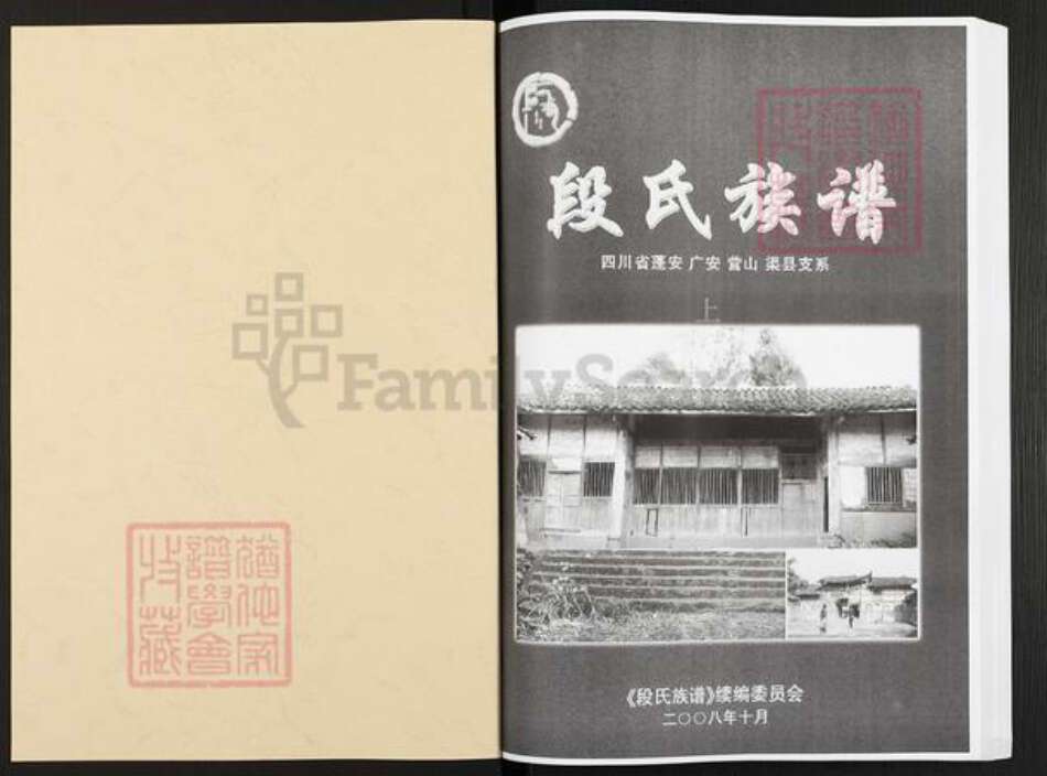 四川省广安市广安区段氏族谱-段氏族谱.四川省蓬安广安营山渠县支系.pdf电子版预览图1
