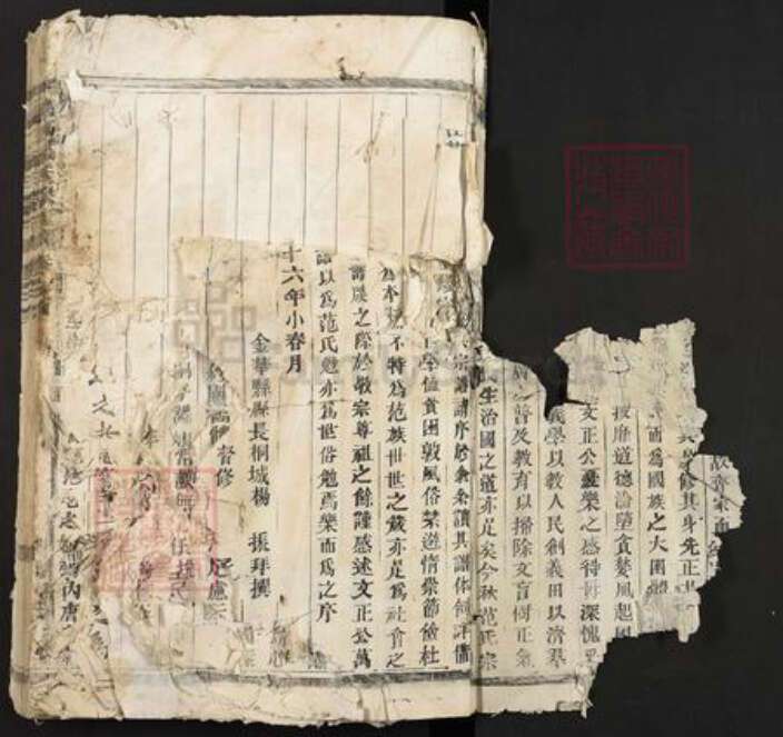 浙江省金华市金东区塘雅镇范氏族谱-清江范氏宗谱.pdf电子版预览图2