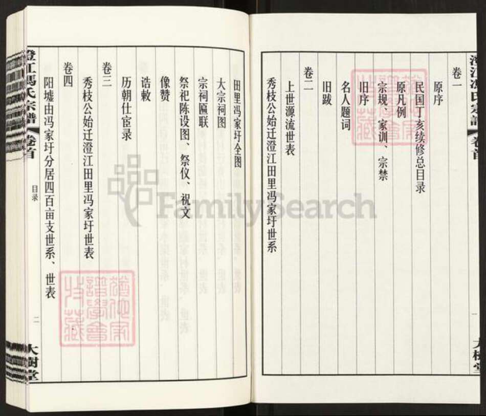 江苏省无锡市江阴市青阳镇冯氏大树堂族谱-澄江冯氏宗谱.pdf电子版预览图3