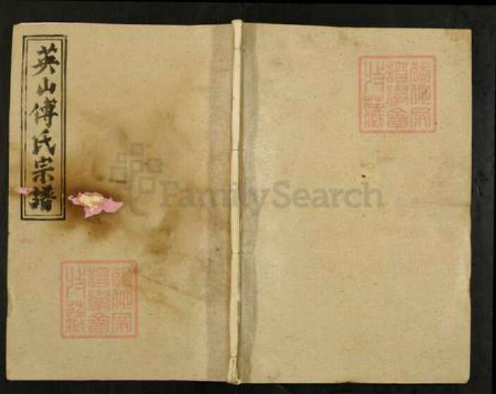 湖北省黄冈市英山县傅氏敦文堂族谱-英山傅氏宗谱.pdf电子版缩略图