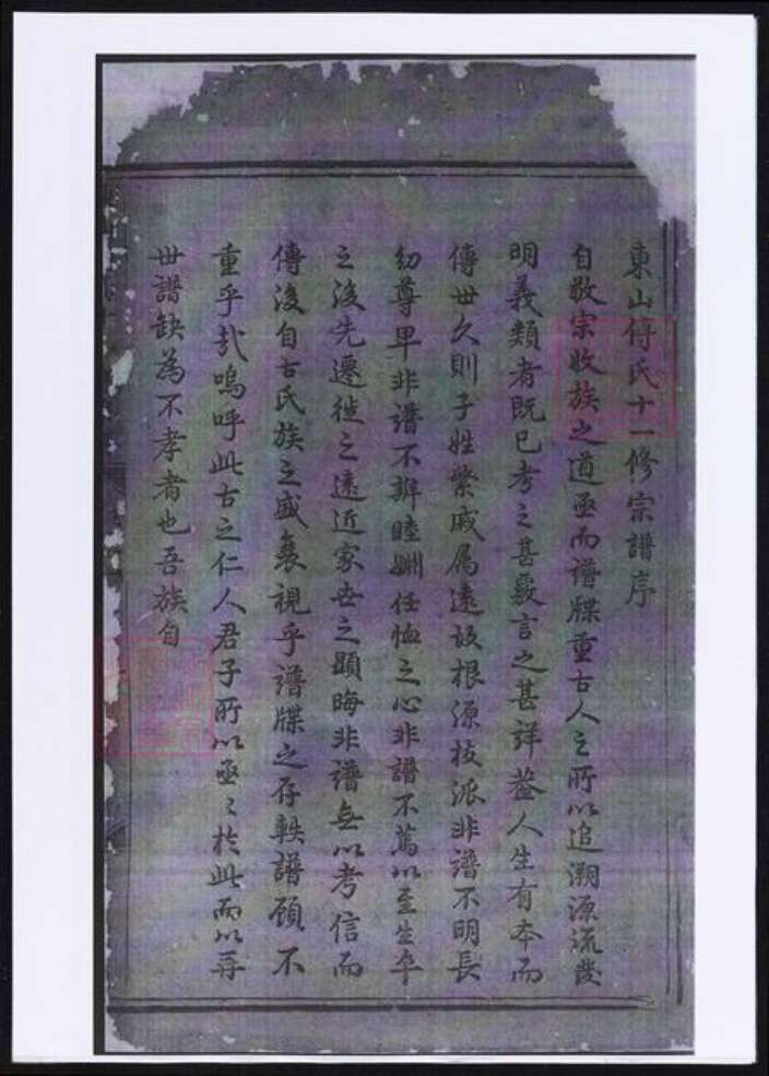 浙江省金华市傅氏族谱-东山傅氏十一修宗谱.pdf电子版预览图1