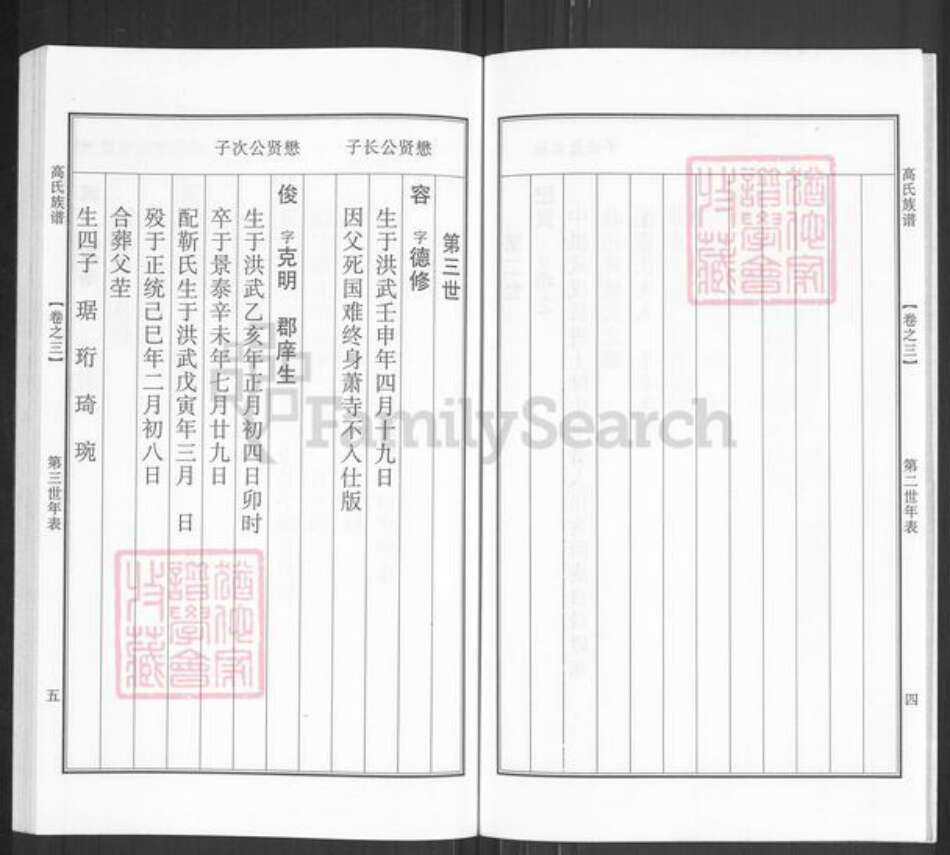 江苏省泰州市泰兴市济川街道高氏文虎堂族谱-高氏族谱.pdf电子版预览图3