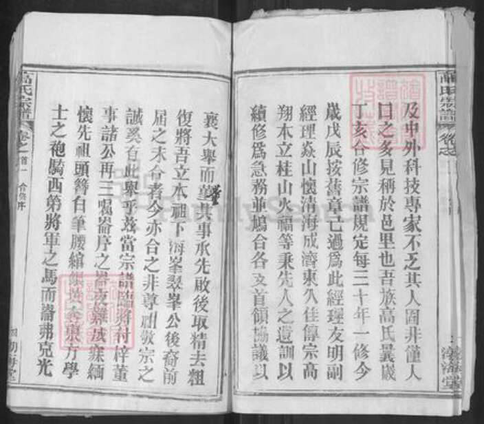 湖北省武汉市新洲区高氏渤海堂族谱-高氏宗谱.pdf电子版预览图4