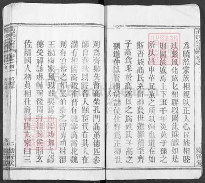 湖北省武汉市新洲区高氏渤海堂族谱-高氏宗谱.pdf电子版预览图2