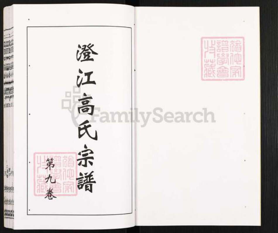 江苏省常州市新北区春江镇高氏敦睦堂族谱-江阴高氏宗谱.pdf电子版预览图1