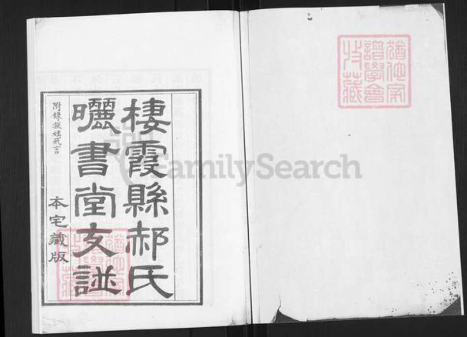 山东省烟台市栖霞市郝氏晒书堂族谱-栖霞县郝氏晒书堂支谱.pdf电子版预览图1