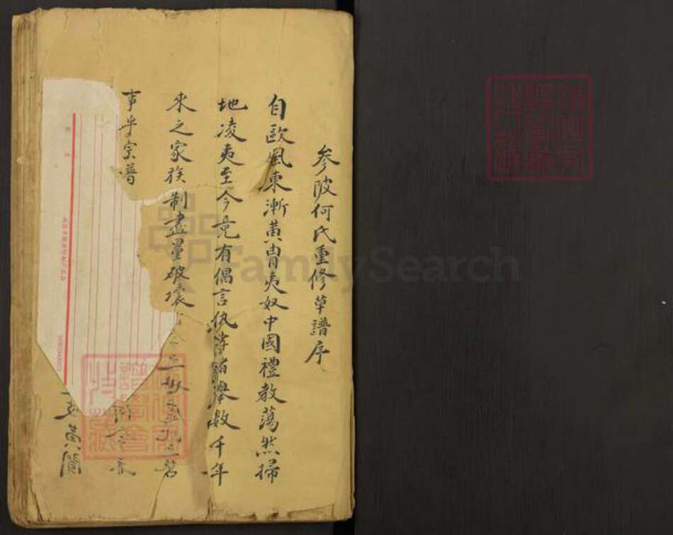 江西省吉安市吉水县何氏族谱-Missing Title.pdf电子版预览图1