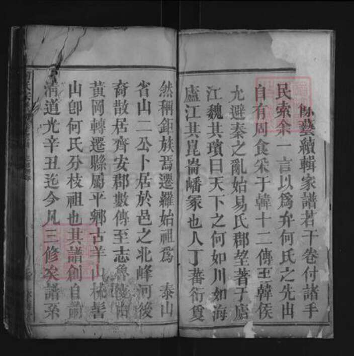 湖北省黄冈市罗田县凤山镇何氏咏梅堂族谱-罗田何氏三修宗谱.pdf电子版预览图2