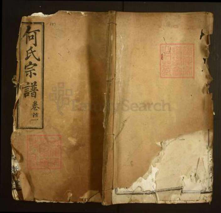 湖北省黄冈市麻城市何氏敦伦堂族谱-何氏宗谱.pdf电子版缩略图