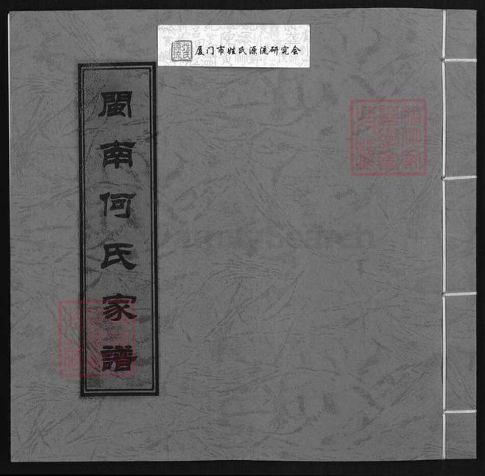 福建省泉州市惠安县何氏族谱-闽南何氏家谱.pdf电子版缩略图
