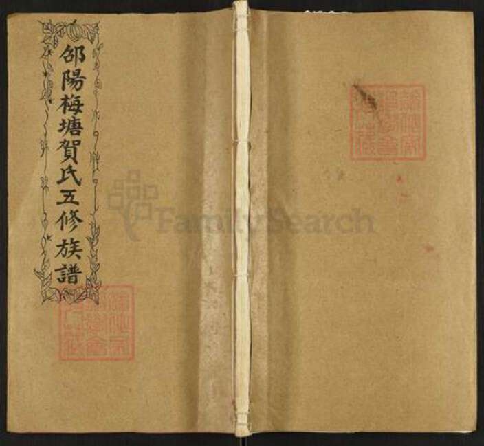 湖南省邵阳市洞口县黄桥镇贺氏儒宗堂族谱-邵阳梅塘贺氏五修族谱.pdf电子版缩略图