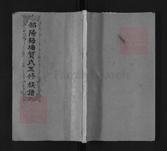 湖南省邵阳市洞口县黄桥镇贺氏儒宗堂族谱-邵阳梅塘贺氏五修族谱.pdf电子版缩略图