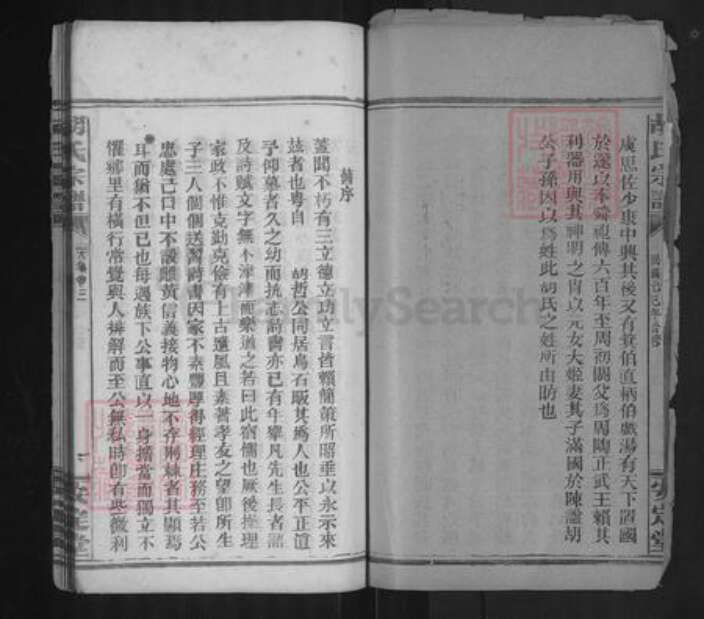 湖北省咸宁市通城县胡氏安定堂族谱-胡氏宗谱.pdf电子版预览图3