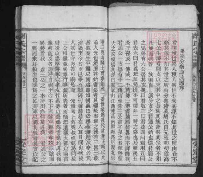 湖北省咸宁市通城县胡氏安定堂族谱-胡氏宗谱.pdf电子版预览图5