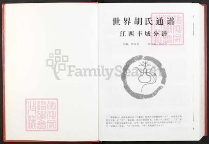 江西省宜春市丰城市铁路镇胡氏安定堂族谱-世界胡氏通谱.江西丰城分谱.pdf电子版预览图2