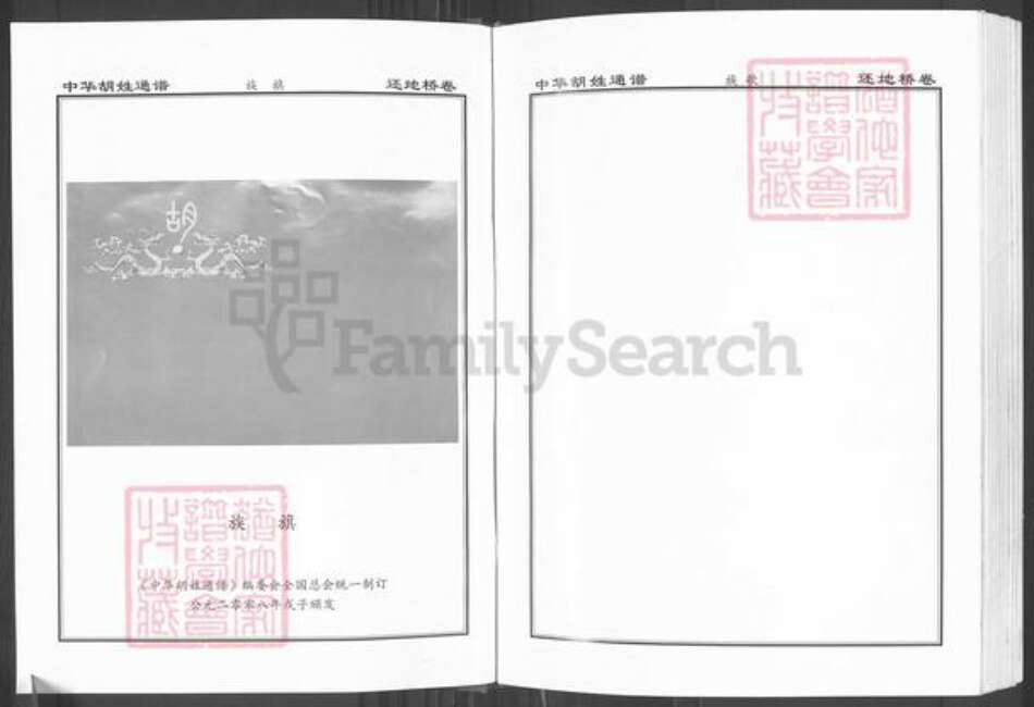 湖北省黄石市大冶市胡氏安定堂族谱-中华胡姓通谱.pdf电子版预览图2