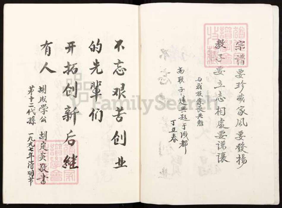 重庆市荣昌区双河镇胡氏族谱-胡氏宗谱.pdf电子版预览图3