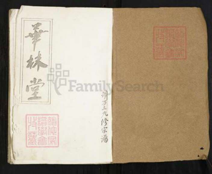 湖北省黄冈市蕲春县蕲州镇胡氏华林堂族谱-胡氏九修宗谱.pdf电子版预览图1