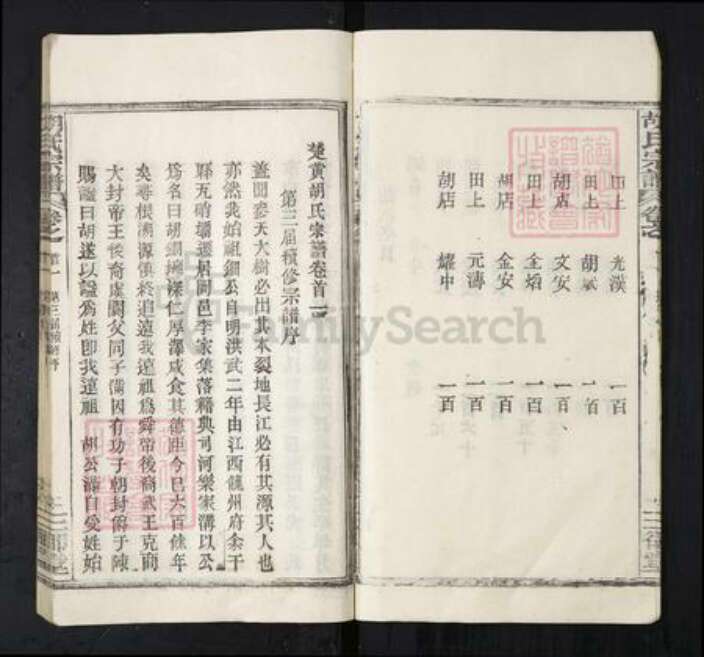 湖北省武汉市新洲区胡氏三郄堂族谱-胡氏宗谱.pdf电子版预览图4